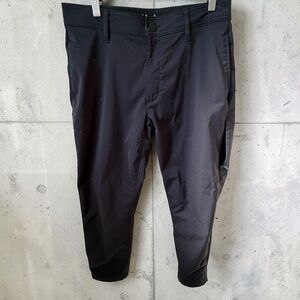 Hurley Jet Set Tech Pants Black 34x29 Performance Stretch Travel Lightweight